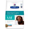 Canine Hill's Prescription Diet T/d Mini Dental Care Crocchette Pollo Per Cani Taglia Piccola Sacco 3kg Canine Canine