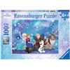Ravensburger L'Incanto del Ghiaccio Puzzle 100 Pezzi per Bambini da 6+ Anni - 10911