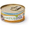 Naturina Elite Cibo Umido Naturale per Gatti - Tonno con Zucca - 24x70 gr