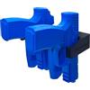 VlaMiTex H1 Pistola Rack Supporto Armi Portapistole e Riviste Portaoggetti Pistola Magnetico/con Viti (Porta 5 Caricatori - 5M)