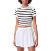 Tommy Hilfiger Pantaloncini Donna Beach Short Corti, Bianco (White), S
