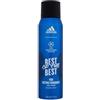 Adidas UEFA Champions League Best Of The Best 150 ml spray deodorante senza alluminio per uomo