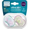 PHILIPS SpA Philips Avent Ultra Air 0-6 mesi Rosa Sole Arcobaleno, 2 pezzi