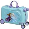 Undercover - Trolley cavalcabile Disney Frozen - bagaglio per bambini su cui sedersi - caricabile fino a 50 kg - con pratiche maniglie per il trasporto - robusta valigia da viaggio