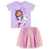 DreamWorks Gabby's Dollhouse Vestiti Per Bambini | Maglietta Y Gonne Bambine E Ragazze | Abbigliamento Bambini | Viola 3-4 anni