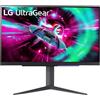 LG 27GR93U-B Monitor PC 68,6 cm [27] 3840 x 2160 Pixel 4K Ultra HD LED Nero, Grigio, Viola (27IN ULTRAGEAR UHD IPS 144HZ - GAMING MONITOR) [27GR93U-B.AEK]