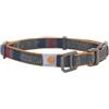 Carhartt Collare per cani completamente regolabile per cani, cuciture riflettenti per visibilità, coperta a righe, grande