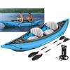 Bestway KAYAK CHAMPION 2 PERSONE BESTWAY -65131 + PAGAIA, POMPA, CUSTODIA E KIT RIPARAZI