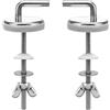 Cornat TEC364991 Cerniera con fissaggio per sedile WC, in acciaio inox per legno, anno di costruzione dal 2011, 1 pezzo