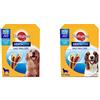 Pedigree Dentastix Snack per la Igiene Orale, 270 g 105 Pezzi - 15 Confezioni da 7 Pezzi & Dentastix Snack per la Igiene Orale (Cane Medio 10-25 kg), 180g 105 Pezzi - (105 Pezzi totali)