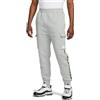 Nike Men's Full Length Pant M NSW Repeat SW FLC Cargo Pant, Dk Grey Heather/Dk Grey Heather/White, DX2030-066, 2XL