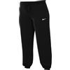 Nike Women's Pantaloni W NSW Phnx FLC HR OS Pant PL, Black/Sail, DV4919-010, 4X