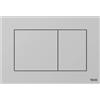 Tecenow placca wc 2 tasti pulsante satinato codice prod: 9240402