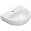 Ceramica Globo Grace lavabo sospeso/colonna 55x45 bianco lucido monoforo codice prod: GRN55BI