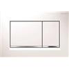 GEBERIT Sigma 30 115.883.kj.1 placca 2 tasti bianco/cromato/bianco codice prod: 115.883.KJ.1
