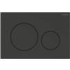 Geberit Sigma 20 115.882.14.1 placca comando 2 tasto 115 nero opaco codice prod: 115.882.14.1