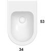 CERAMICA GLOBO Mode bidet filoparete 53X34 codice prod: ME009BI