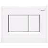 Geberit Sigma 30 115.883.01.1 placca comando 2 tasti 115 bianco opaco/bianco/bianco opaco codice prod: 115.883.01.1