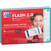 Oxford Flash 2.0 - 80 schede Bristol Flash Cards A6 (10,5 x 14,8 cm) Quadrati piccoli, colore: verde menta