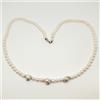 Collana perle oro bianco 18 kt 750 -506/vv-