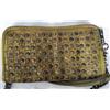 Vera Pelle pochette portafoglio borsetta VERA PELLE vintage catena tracolla portatelefono
