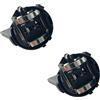Young Wolf Coppia di portalampada per fari H7 di ricambio 5K0941109 A9068260282 compatibili con VW MK6 2009-2012 Golf 6 Tiguan 2012-2018