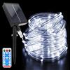 Acxilexy 22M 200LED Luci Solari Tubo Esterno, Catena Luminosa Solare Tubo, 8 Modalità Illuminazione Lucine, Impermeabile Luci Stringa, Stringa Luci Corda Tubo per Matrimoni, Feste e Natale