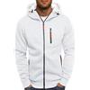 Riou Felpa con Cappuccio e Zip Uomo Cerniera Autunno e Inverno Sportswear Streetwear Sportivi Sweatshirt Hoodie Pullover Invernale Senza Zip Sweater Hood Autunno Invernale