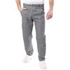 tessile astorino Pantaloni Cuoco Basic Colore Pied de Poule Made in Italy Uomo e Donna (3XL)