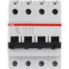 ABB Interruttore automatico 6KA 4P S204 C50 Abb S551106 [20181000]