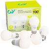 GY Lampadine LED E27, 9.3W (equivalenti a 100W), 1500 Lumen, 2700K Bianco Caldo, Risparmio Energetico LED A60, Lunga Durata, Basso Consumo,Non Dimmerabile, 6 pezzi