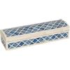 Biscottini Scatola in Legno e Osso 30x8x7 cm - Scatola Ricordi - Scatola in Legno Decorata - Scatola Porta Oggetti Legno