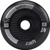 K2 Pattini RAINFLY 110 mm - 4 Pack Unisex - Pattini in Linea per Adulti - Nero — 30G3081