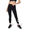 Nike Women's Pantaloni W NSW Nk CLSC Gx HR Tight Ftra, Black/White, DV7791-010, XS