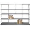 KRIPTONITE libreria da parete KROSSING MAXI H 137 cm con base per appoggio a terra - 07X4CA+3x07Y4CA