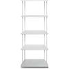 KRIPTONITE libreria da parete KROSSING MAXI H 137 cm con base per appoggio a terra - 07X1CO+3x07Y1CO