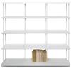 KRIPTONITE libreria da parete KROSSING MAXI H 137 cm con base per appoggio a terra - 07X3CO+3x07Y3CO