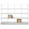 KRIPTONITE libreria da parete KROSSING MAXI H 137 cm con base per appoggio a terra - 07X4CO+3x07Y4CO