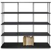 KRIPTONITE libreria da parete KROSSING MAXI H 137 cm con base per appoggio a terra - 07X3CZ+3x07Y3CZ