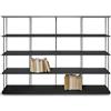 KRIPTONITE libreria da parete KROSSING MAXI H 137 cm con base per appoggio a terra - 07X4CZ+3x07Y4CZ