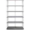 KRIPTONITE libreria da parete KROSSING MAXI H 170 cm con base per appoggio a terra - 07X2CA+4x07Y2CA