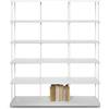 KRIPTONITE libreria da parete KROSSING MAXI H 170 cm con base per appoggio a terra - 07X3CO+4x07Y3CO