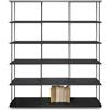 KRIPTONITE libreria da parete KROSSING MAXI H 170 cm con base per appoggio a terra - 07X3CZ+4x07Y3CZ
