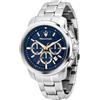 Maserati Orologio Uomo Maserati Successo Acciaio Blu R8873621037 NUOVO E ORIGINALE