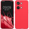 kwmobile Custodia Compatibile con OnePlus Nord 3 5G Cover - Back Case per Smartphone in Silicone TPU - Protezione Gommata - rosa shocking