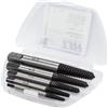 TJR® set di 5 estrattori per viti a spirale, dimensioni #1-#5 per M3-M8 - Facile rimozione di bulloni scanalati multi-spline