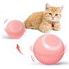 NEOVSUNY Giochi Interattivi per Gatti, Palla Giocattolo per Cani Elettrica, Pallina Gatto Automatica, Giochi per Gatti in Casa con Luci a LED Ricaricabile USB Rotante Automatico per Gatto e Cucciolo