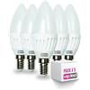Generic VIPLED - SET di 5 LAMPADINE LED IN CERAMICA - CANDELA C37 - E14-9W - EQUIVALENTI a 70W DELLA LAMPADINA ALOGENA - 1000 LUMEN - 4000K LUCE NATURALE