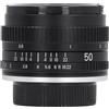 GOWENIC Obiettivo Full Frame Ad Ampia Apertura da 50 Mm F1.7, Obiettivo con Messa a Fuoco Manuale per Fotocamere con Attacco Filettato Standard da 42 Mm