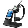 Yealink WH66 Dual UC - Cuffie wireless con cancellazione del rumore con webcam TruVoice W830, funziona con computer abilitati USB, telefoni da scrivania e softphone, si collega anche a telefoni